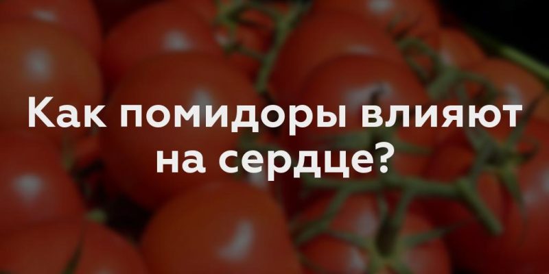 Как помидоры влияют на сердце?